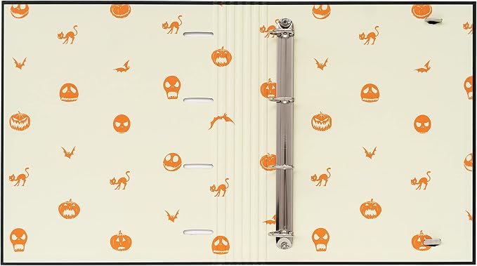 Grupo Erik Disney The Nightmare Before Christmas 4 Ring Binder A4 - Gifts | A4 Folder with Elastic closure, School Folders for Paperwork A4, Back to School Supplies | Disney Stationery Gifts, Merch