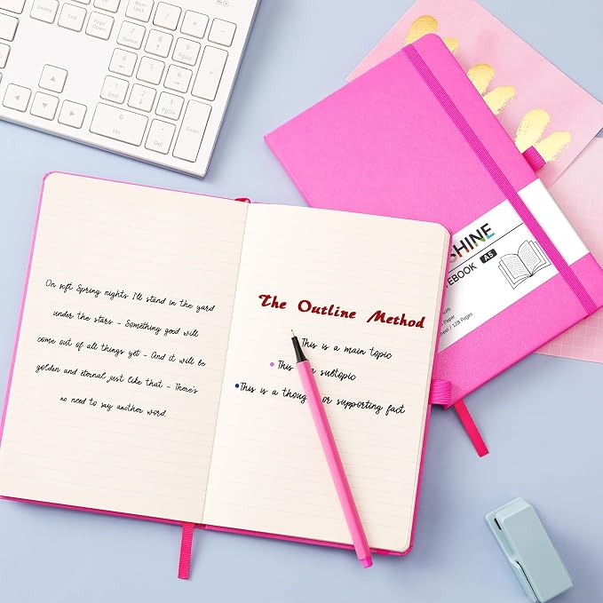 Ruled Notebook/Journal - Classic Lined Journal/Notebook, 5.3'' x 8.26''