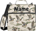 Custom Wild Duck Background 3 Ring Binder Bag 1.5 inch Personalized Name Binder Organizer 500 Sheet Documents Storage for School Office