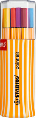 STABILO - point 88 - Fineliner - Twin Pack of 20 - Assorted colors