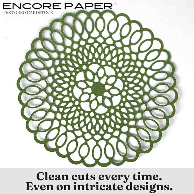 DESERT CACTUS—12x12 Textured Cardstock | 80lb Textured Green Scrapbook Paper | Premium Cardstock for Cricut Cutting | 25 Sheets