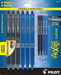 PILOT FriXion Clicker Erasable Pens, 0.7mm Fine Point, Black Ink