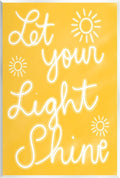 Inspirational Yellow Phrase, 10 x 15 Inch Mounted Print on Wall Plaque | Stupell Industries · By Ashley Singleton · Ready to hang · Great for kids rooms and offices · Made in USA