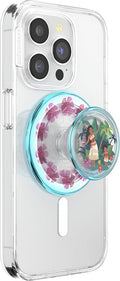 PopSockets Phone Grip for MagSafe, Magnetic Holder- Ocean Sisters | Removable, For Kindle / Android / iPhone, With Magnet, Disney, Mickey Mouse, Minnie, Ocean, Beach, Seashell