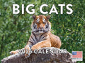 Wild Big Cats Calendar 2026 Wildlife Monthly Wall Calender 12 Month | American Made In The USA