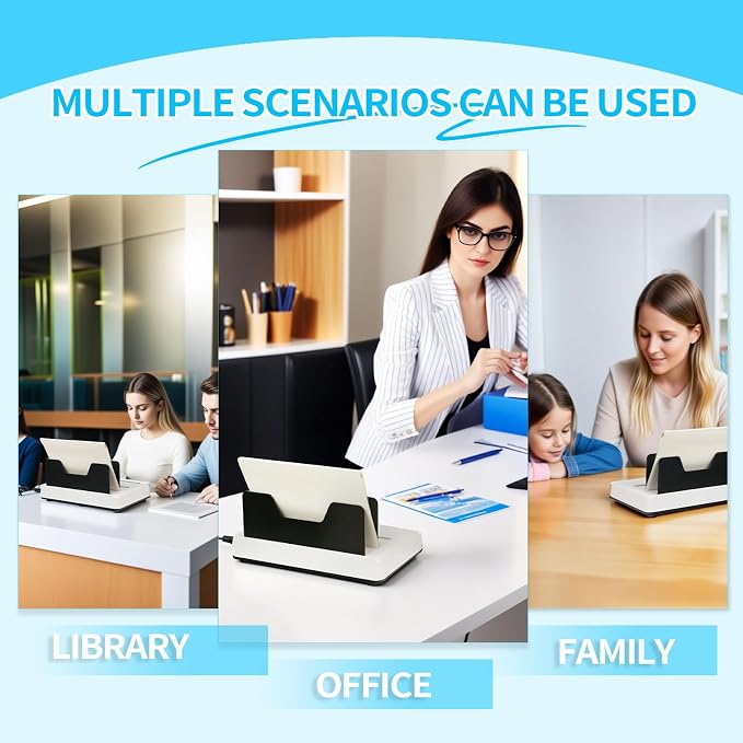 Thermal Binding Machine, Digital Touch Panel with 20 Thermal Binding Covers, No Preheat Time, 500 Sheet Capacity – Electric Book Binder for A4/A5/Letter Size Documents, Office, School & Home Project