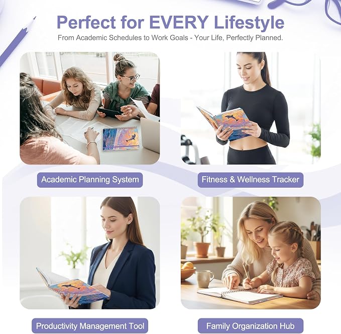 Planner 2026-2027, Weekly and Monthly Academic Year Calendar Planner, July 2026 - June 2027, Daily Agenda Book for Office School Supplies, A5(6.3'' x 8.5'')