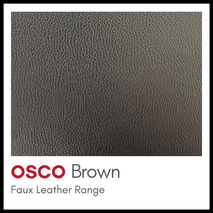 Osco Brown Faux Leather Letter Holder