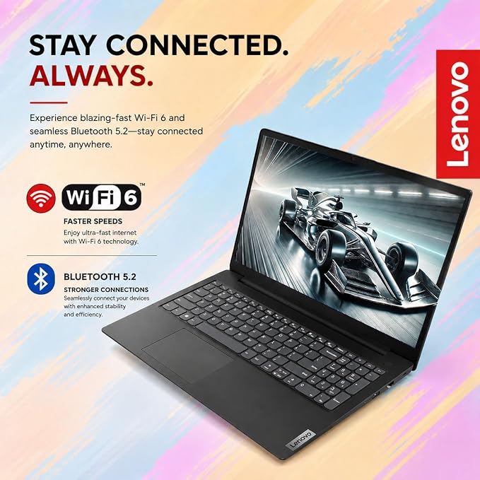 Lenovo V15 Business Laptop 2026 Edition, AMD Ryzen 3 7000-Series(Beat i7-1065G7), 15.6" FHD Display, 16GB DDR5 RAM, 256GB NVMe SSD, Wi-Fi 6, RJ-45, Dolby Audio, Windows 11 Pro