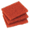 3M Scotch-Brite Griddle Cleaning, 4 in x 5.25 in, 6 Pads/Pack | Quick Clean Heavy Duty Scour Pad, For Baked On Food and Cooking Oils, Use on Hot or Cool Griddle