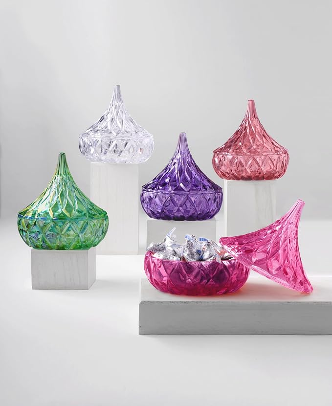 Godinger Hershey Candy Dish, Chocolate Dish, Crystal Decor (Clear) Living Room & Dining Room Decor