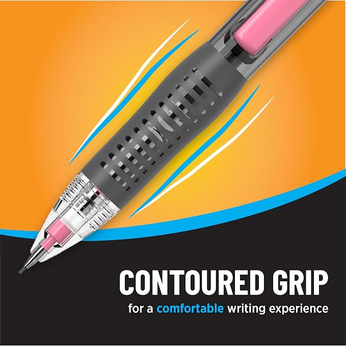 BIC Break-Resistant Mechanical Pencils with Erasers, No. 2 Medium Point (0.7mm), 12-Count Pack, Perfect Teacher Appreciation Gifts (Pack of 4)