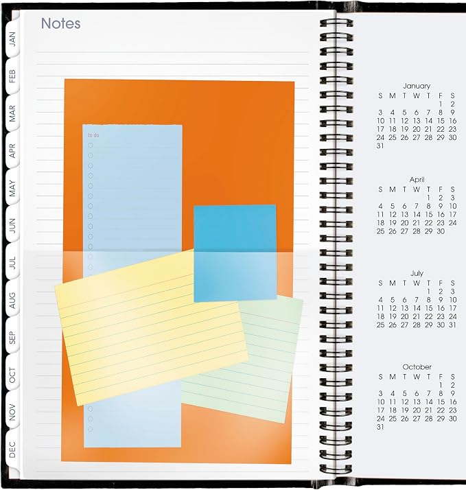 AT-A-GLANCE 2026 Planner, Monthly, 8" x 11-3/4", Large, Hardcover, DayMinder, Black (G470H0026)