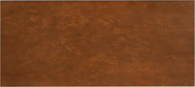 Melissa Mid Century Walnut Desk by Linon