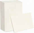 100 Sheets Ivory Linen Textured Cardstock Paper for Printing 5x7 Inch | 300gsm Cream Thick but Printer-Friendly Card Stock for Wedding Baby Shower Invitations, Annoucements or Name Cards