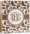 Personalized Cow Print 3-Ring Binder - 1 inch