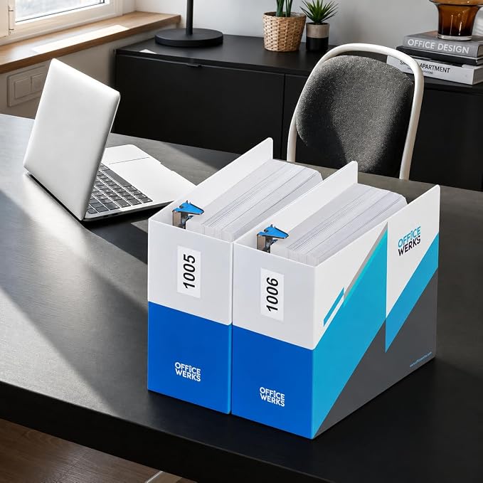 Performore 6 Inch Locking Angle D-Ring Binder Heavy Duty Poly Binder with Printed Design, Secure Locking 3 Rings, Spine Label Holder, Non-Customizable Cover, Holds 8.5" x 11" Paper, 1 Pack