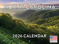 North Carolina Calendar 2026 Wall 12 Month Monthly NC Scenic Souvenirs Themed Gifts | American Made In The USA