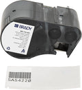 Brady Authentic (M5-119-461) Self-Laminating Cryogenic Polyester Labels 1.5" H x 3.75" W Black on White, Clear, 80 Labels. for use with The BMP51 and M511 Label Printers