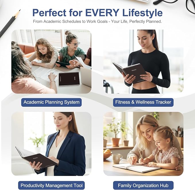 VALOME Planner 2026-2027, Weekly and Monthly Planner, 8.5" x 11"