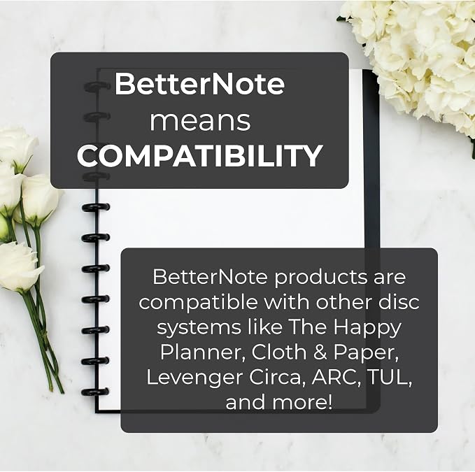 BetterNote COVER 9-Disc Planner Lightweight Durable MEDIUM Prana