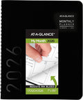 AT-A-GLANCE 2026 Planner, Monthly, 7" x 8.75", Medium, Contemporary, Black (70120X0526)