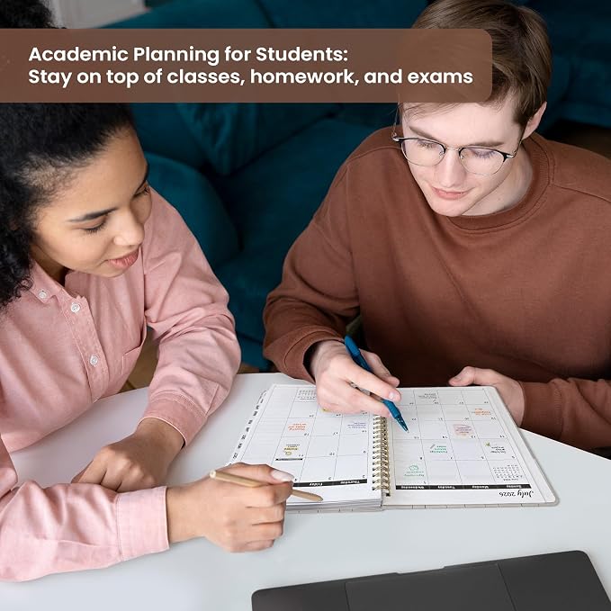 Academic Planner 2026-2027, Jul 2026-Jun 2027 Monthly & Weekly Planner