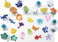 Colorations SEASTAMP Easy-Grip Stampers, Sea Life (Pack of 14) | Ages 3+, PreK+, School Art Supplies, Craft Projects, Children, Gift, Classroom, Home