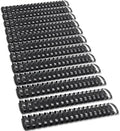 Binditek Plastic Binding Comb Spines, 1-1/2 Inch, 19 Ring, Black, 12 Pack | Plastic Binding Combs, 1-1/2 Inch Diameter, 310 Sheet Capacity, for Letter Size, for Students and Coworkers