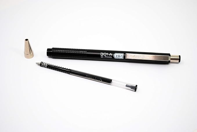 Zebra Pen Ballpoint Refill, Fits F-301, F-402, F-701, Black, 0.7mm, 10-Pack