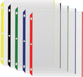 Better Office Products Color Edge Sheet Protectors, 100/Box, Color Coded Edges, 8.5 x 11 Inches, 5 Assorted Colors, 100 Pack