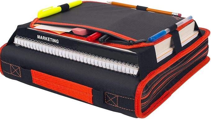Five Star Zipper Binder, 2 Inch 3 Ring Binder, Expansion Panel, Durable, Color Selected For You, 1 Count (29052)