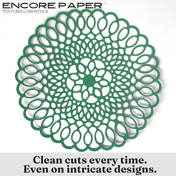 Shamrock—12x12 Textured Cardstock | 80lb Textured Green Scrapbook Paper | Premium Cardstock for Cricut Cutting | 25 Sheets