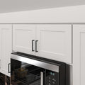 Furinno Shaker Wall Kitchen Cabinet 2-Doors, White | 12 D x 36 W x 15 H, Adjustable Hinges, Soft-Close Shaker-Style Door, Ready to Assemble, Plywood, for Pantry, Dining Room
