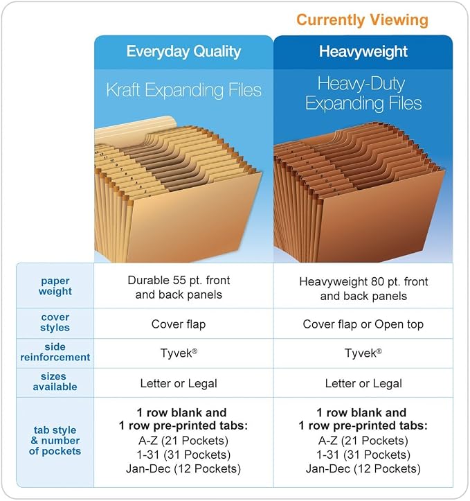 Pendaflex Globe-Weis Conversion File Jackets and Pockets, (PFXR119ALHD), Brown, Legal (Pack of 5)
