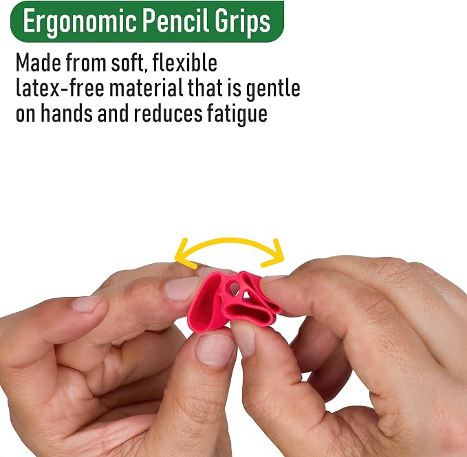 The Classics Writing Claw Pencil Grip Medium 12 Pack – Ergonomic Aid for Kids, Pre-K, Special Needs, Fits Pencils, Pens, Utensils, Right or Left Hand, Easy Grip Trainer, Occupational Therapy