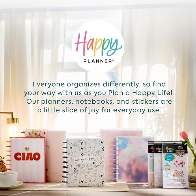 Happy Planner Disc-Bound Planner July 2026–June 2027, Big Size