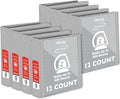 BAZIC Products 2" Grey 3-Ring View Binder, Slant-D Ring, 2 Pockets, 12-Case | 2 inside pockets, 2 in Grey view 3-ring binder, slant-D rings, holds up to 480 sheets, Durable poly cover