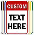 Custom Sign, Custom Sign for Business, Indoor/Outdoor use. 12x18 Inches, Rust Free .063 Aluminum, Fade Resistant, Made in USA by My Sign Center (Header)
