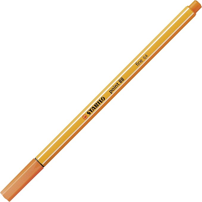 STABILO - Pen 68 & point 88 - Premium Felt Tip Pen & Fineliner - Pack of 10 - Assorted Neon colors