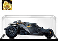 Acrylic Display Case for Collectibles Assemble Acrylic Display Box for Lego 76240 Building Set Clear Acrylic Case for Display Action Figures Car Model Toys(Black,19.7*11.8*7.9 inch)