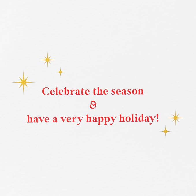 Papyrus Christmas Cards Boxed with Envelopes, Celebrate The Season (8-Count)