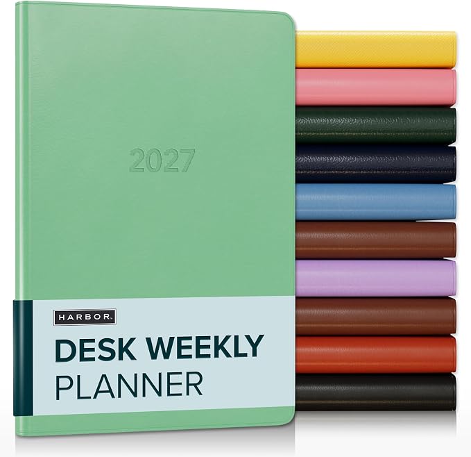 Harbor Desk Weekly Monthly Planner 2026-2027 Cambridge Jade