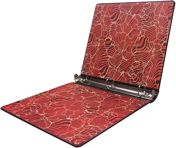 Corpkit 3-Ring VP Binder - Heavy Duty, Imitation Leather Minute Book, Optional Gold Stamping with Corporate or Company Records (Burgundy)