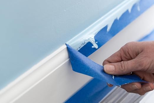 Duck Clean Release Blue Painters Tape, Masking Tape for Paint Projects, 1.5 in (1.41 in x 60 yd), 240460, 4 Rolls (Pack of 8)