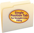 Smead File Folder, 1/3-Cut Tab, Left Position, Letter Size, Manila, 100 per Box (10331)