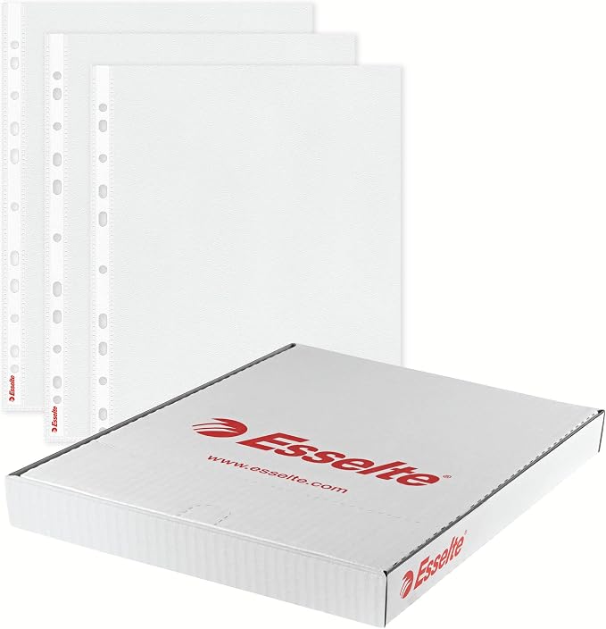 Esselte Leitz Standard A4 PP Document Wallet 100 Stück Clear