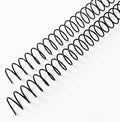 Binditek Metal Spiral Binding Coils, 12 mm, 4:1 Pitch, Black, 30 Pack | Coil Binding Spines, 1/2", 90 Sheet Capacity, 48 Loops, for Letter-Size Reports, Presentations, School and Office Projects