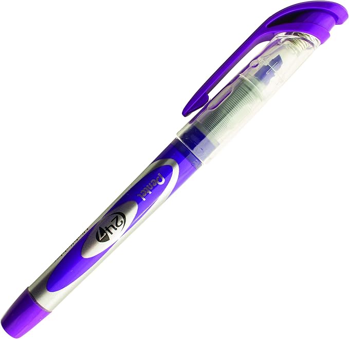 Pentel 24/7 Chisel Tip Liquid Highlighter, Violet Ink, Box of 12 (SL12-V)