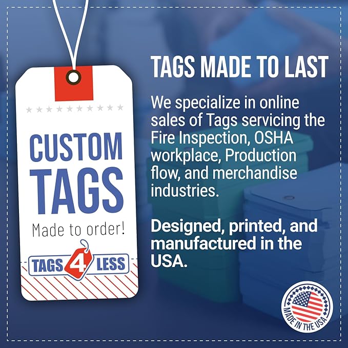 Tags 4 Less 15 Mil Waterproof Plastic Tags, Pack of 100 – 3” x 6” Heavy Duty Plastic Tags for Labeling, Outdoor Tagging, Equipment Labeling, Luggage, Valves & More (Black)
